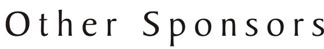 Other Sponsors